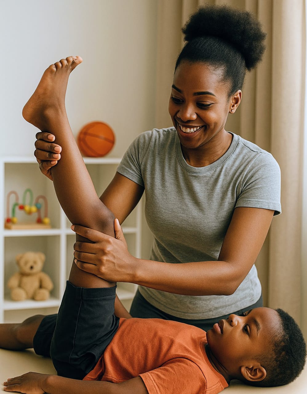 Physiotherapy session