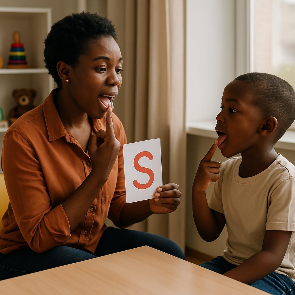 Speech Therapy session